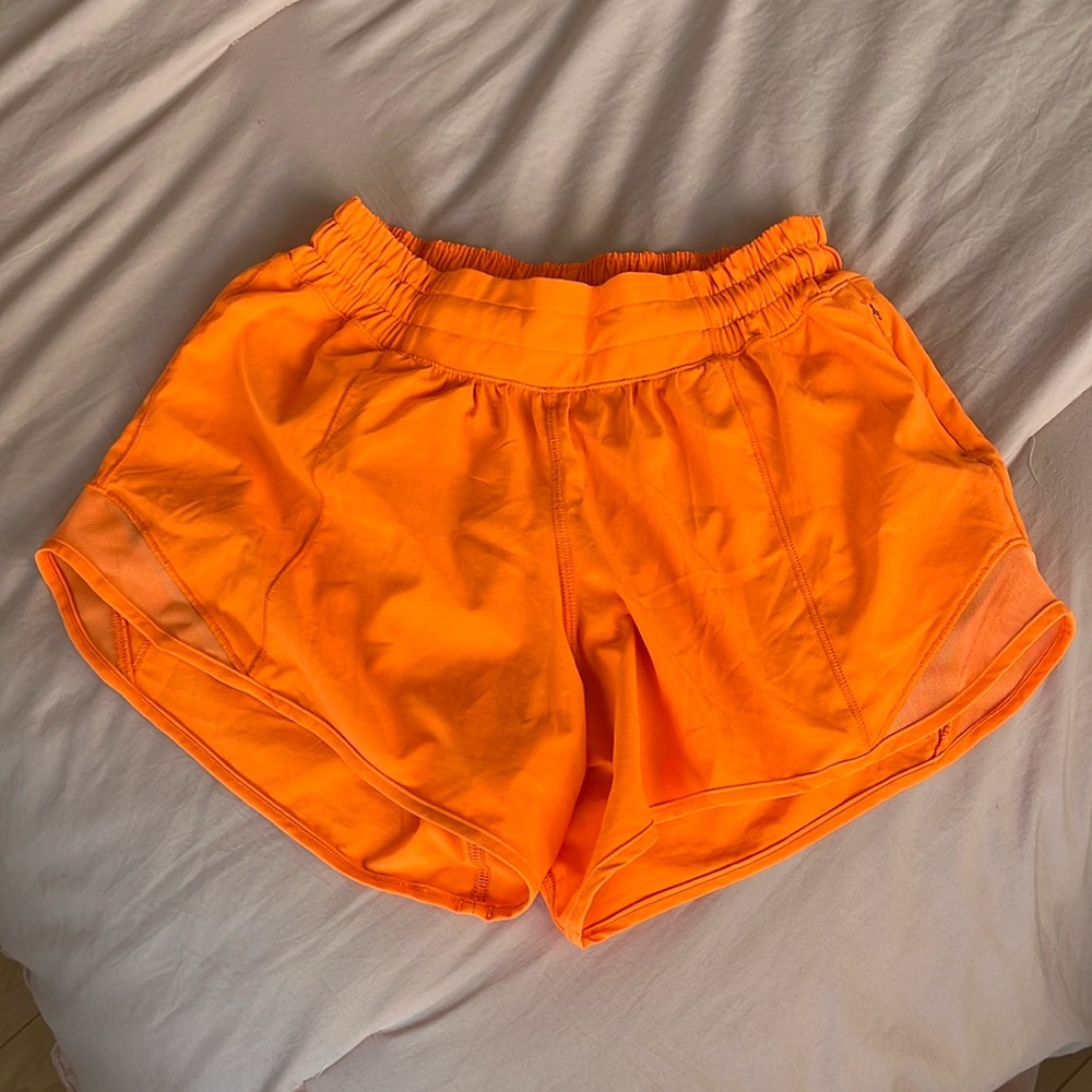 lululemon neon orange hotty hots